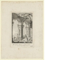 Arkadengang mit Treppe, Blatt 1 der Folge "Aliquot ædificio ad græcor romanorumque morem estructorum schemata"